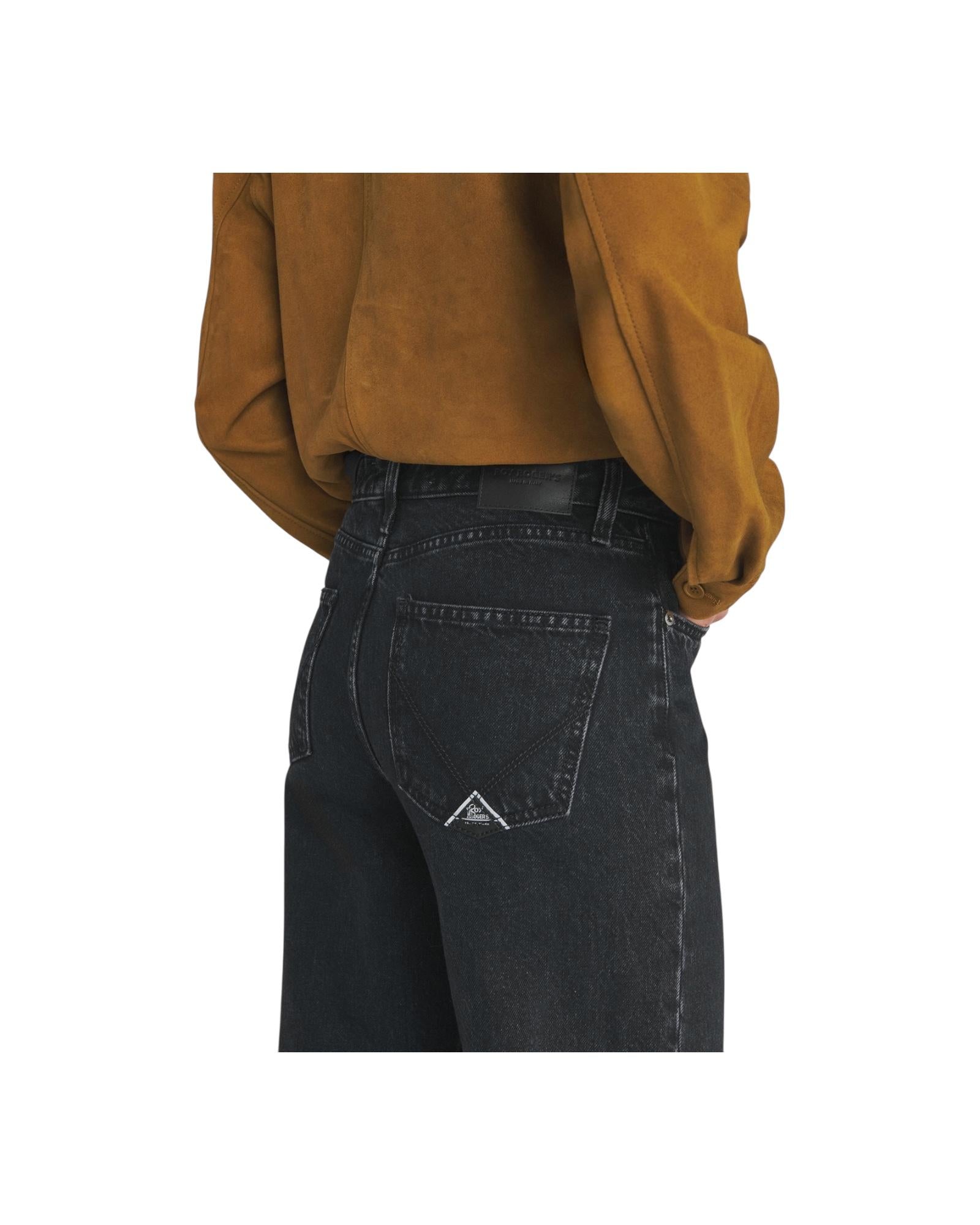 Jeans Wide leg Denim black RND354N0943033 C0998 ROY ROGER'S 
