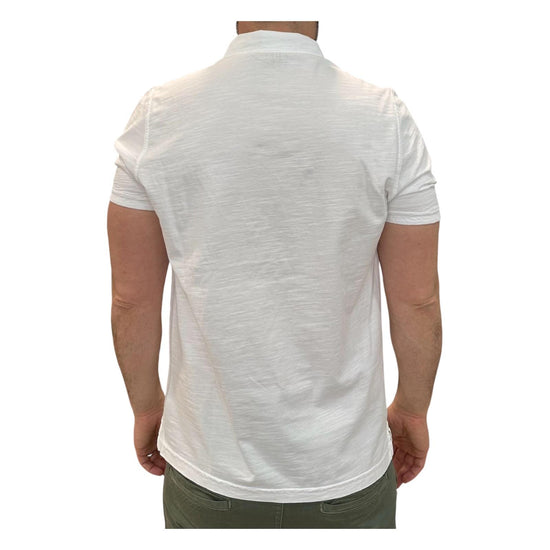 Polo uomo Long Island Fiammata senza bottoni White 2006 WHITE BL'KER 