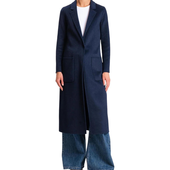 Cappotto hand made misto lana Blu TF0002 BLU VICOLO 