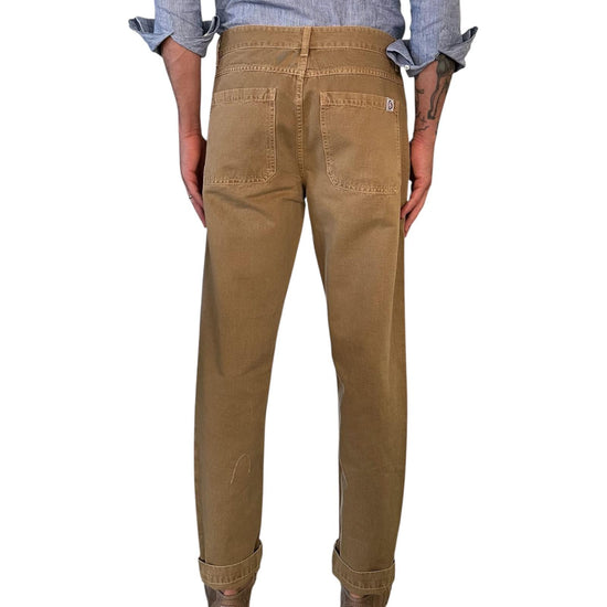 Pantalone Wembley Bull Misto Lino Moka 030 WEMBLEY BULL MISTO LINO MOKA MODFITTERS 