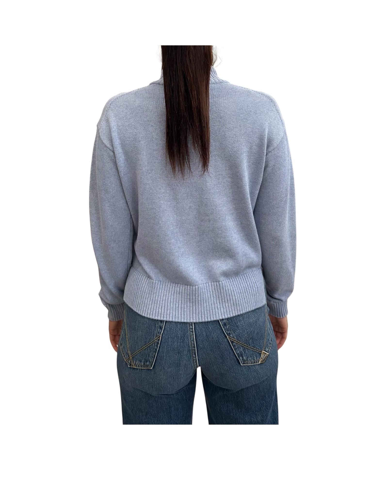 Maglione Agata Cotton Cashmere Azul Melange K81341W KA3 K-way
