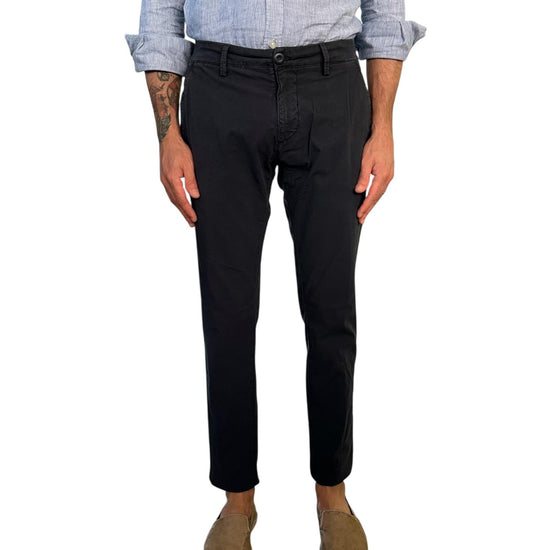 Pantalone Soho Popeline Dark navy 002 SOHO POPELINE DARK NAVY MODFITTERS 