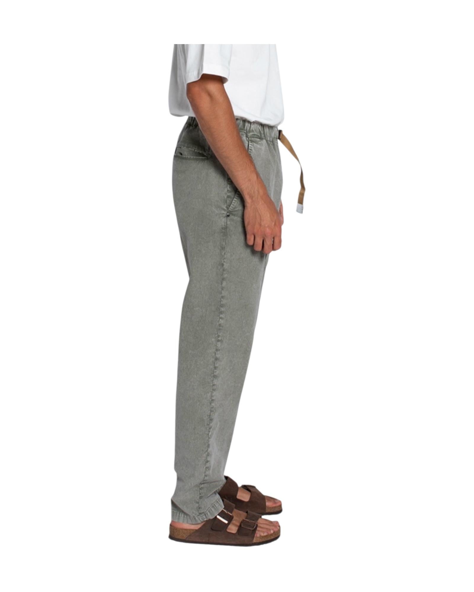 Pantalaccio misto lino Verde lavato 26SU66 11DT 27 WHITESAND 