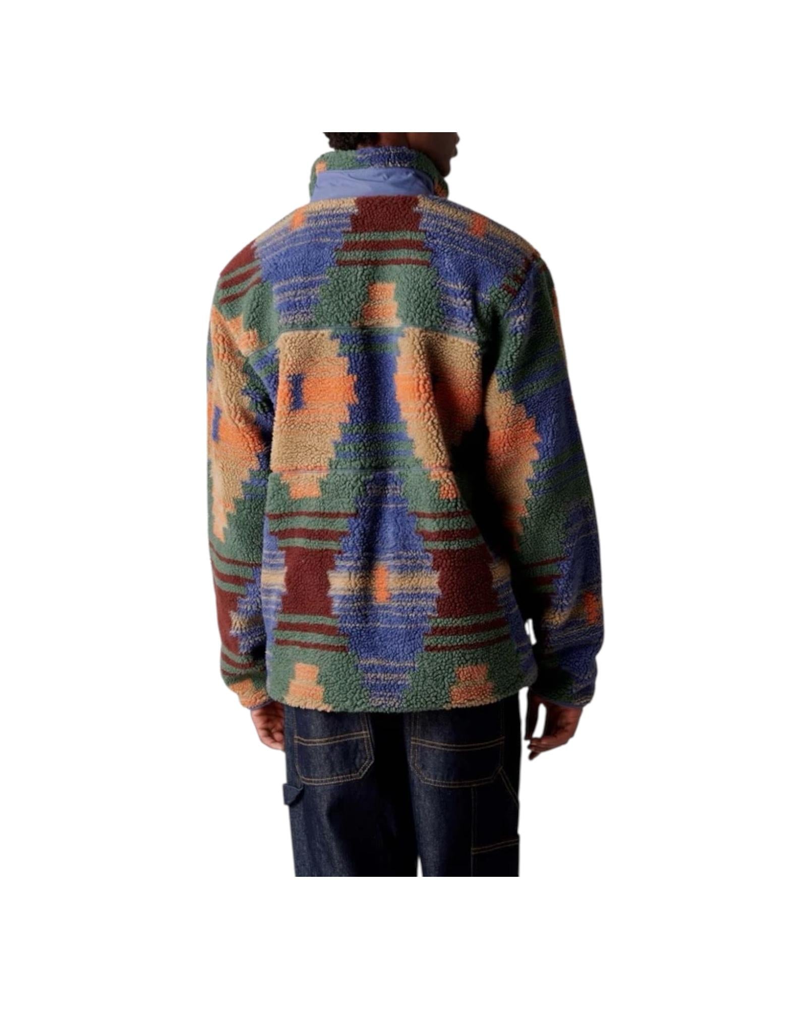 Giacca in pile Rum raisin PFD0661 LEAD GRAY PEnfield 