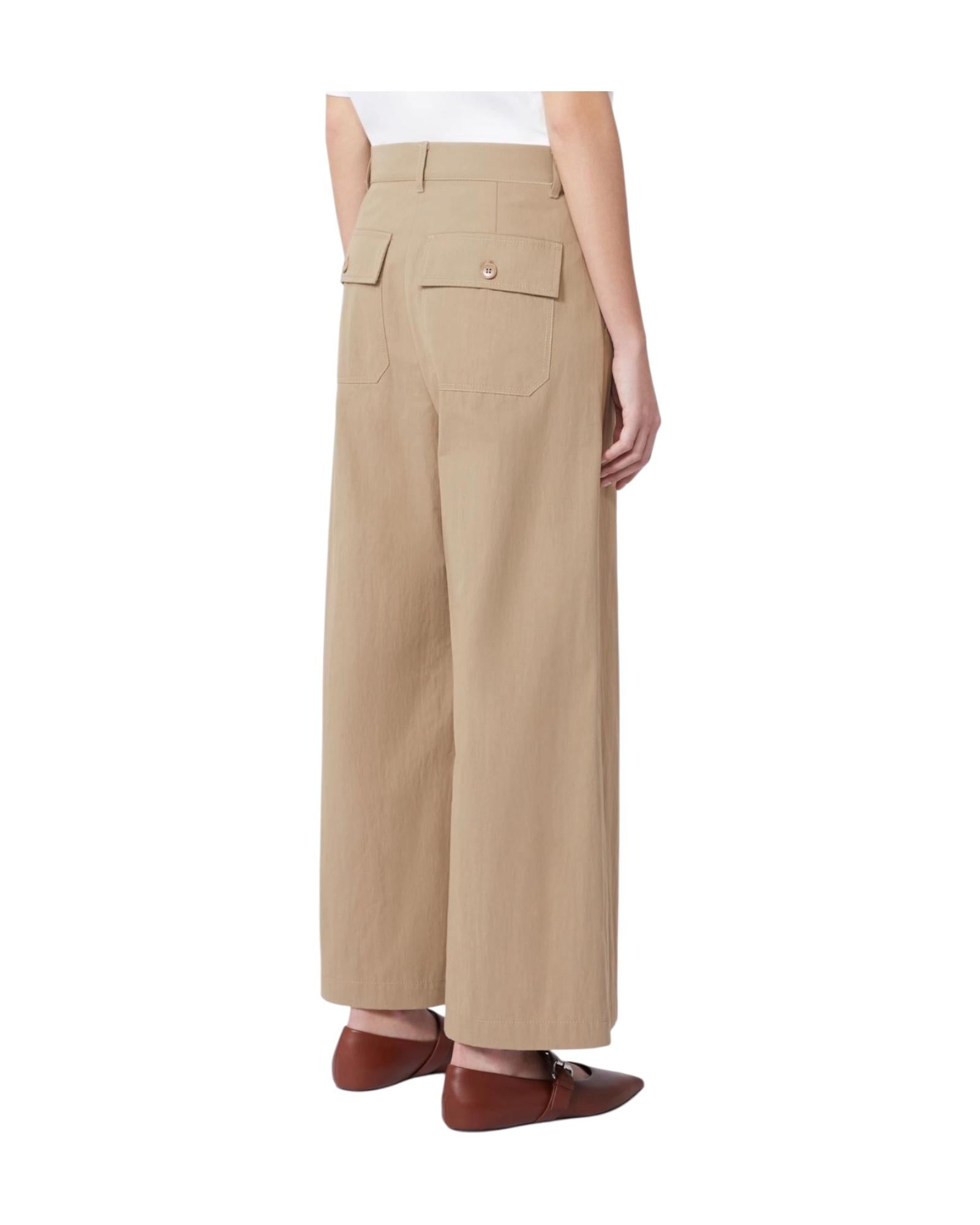Pantalone in gabardina lavata RONCO 002 MAX MARA WEEKEND 