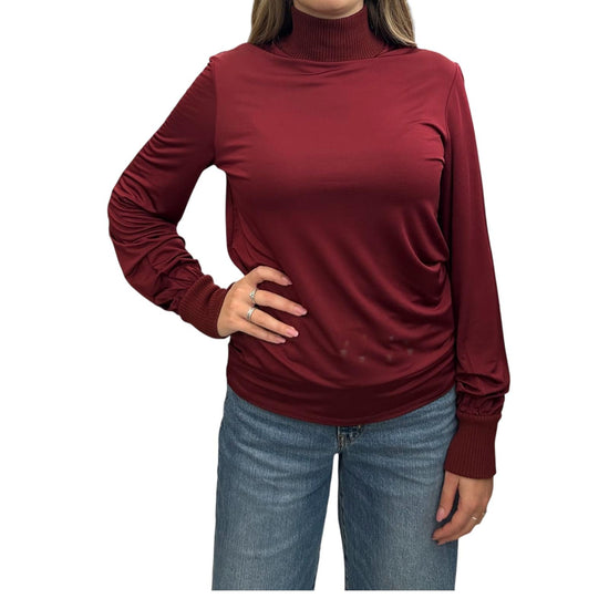 Blusa in viscosa Bordeaux QUASAR 002 MARELLA 