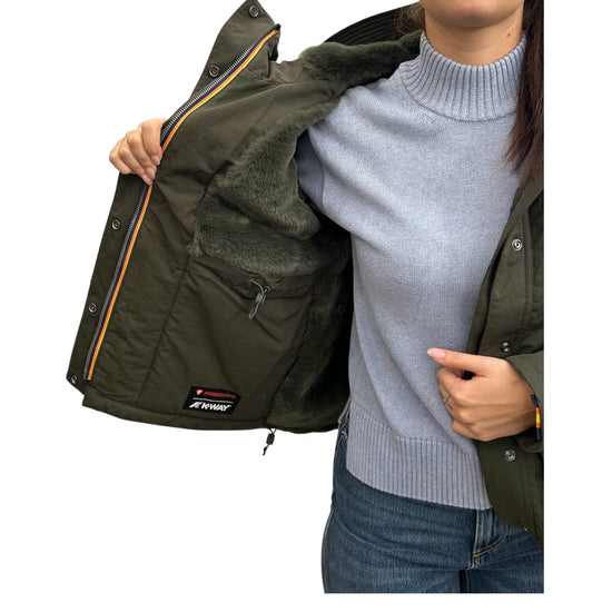 Giacca da donna Green blackish K7136FW BB3 K-way 