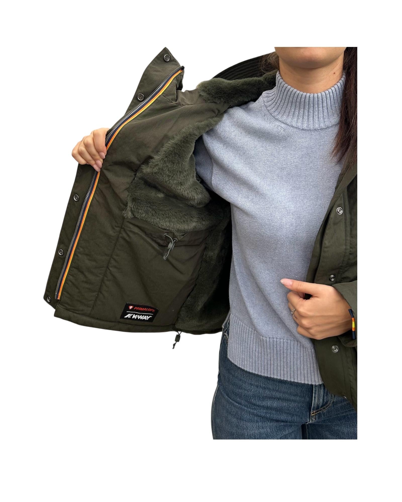 Giacca da donna Green blackish K7136FW BB3 K-way 