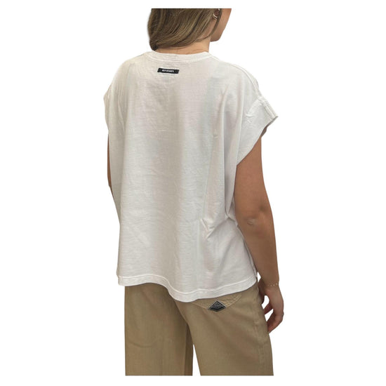 Top in jersey dyed White RND90308CR230569 C0069 ROY ROGER'S 