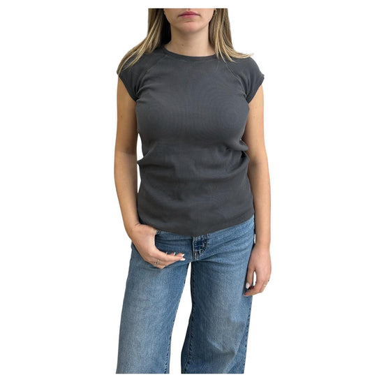 T-shirt a coste Grigio BLAKE GRIGIO CHS 