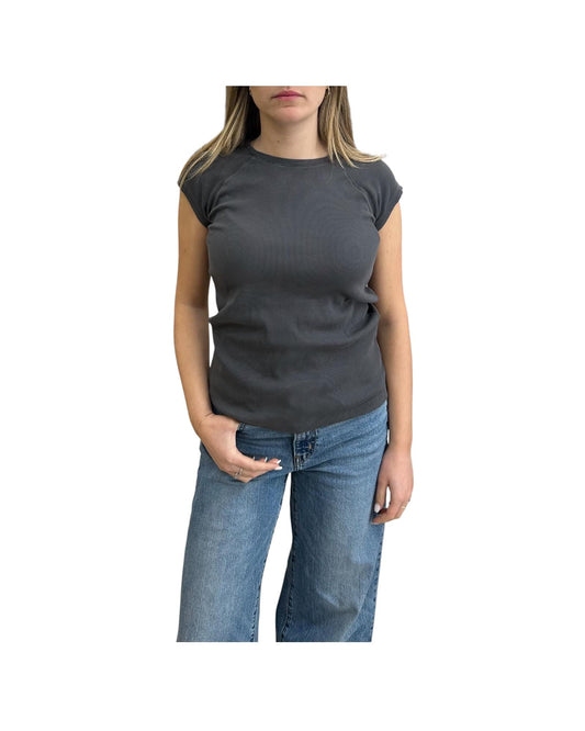 T-shirt a coste Grigio BLAKE GRIGIO CHS 