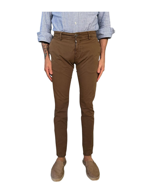 Pantalone Soho Popeline Jungle 002 SOHO POPELINE JUNGLE MODFITTERS 