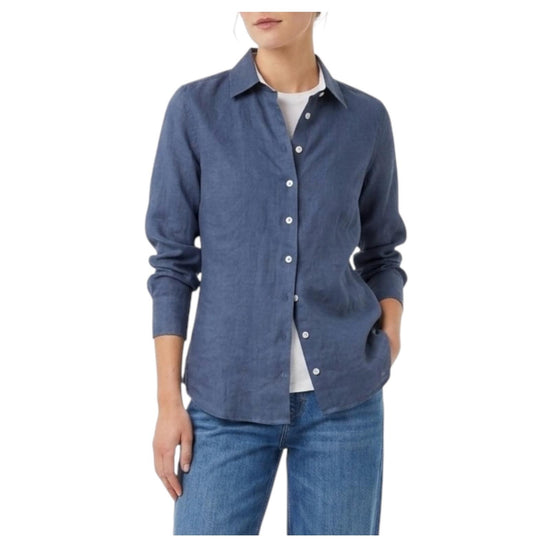 Camicia Donna in lino Denim D050 PAOLA 22 BASTONCINO 
