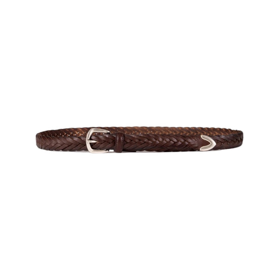 Cintura in pelle intrecciata Moro ART TRECCIA 025 MORO AlBERTO LUTI 