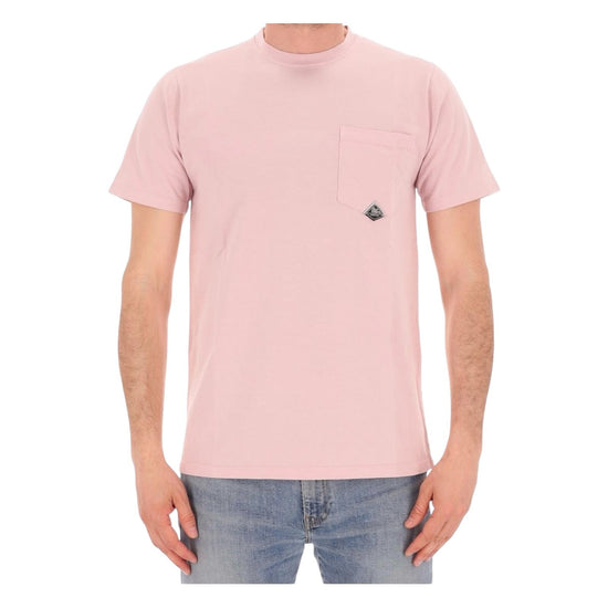 T-shirt pocket in jersey di cotone, petal rose. RRU90048CA160111 C0356 ROY ROGER'S 