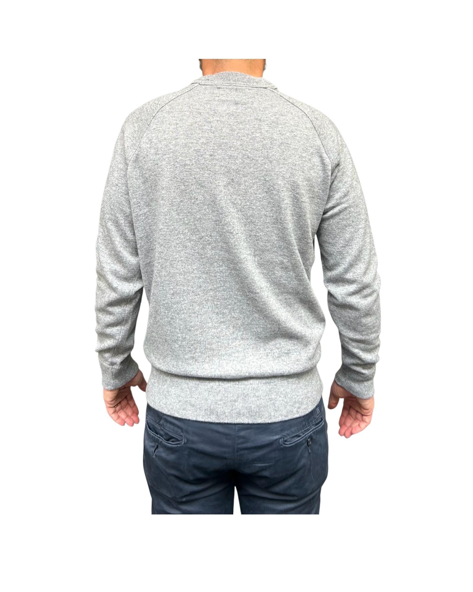 Maglione taglio felpa Mid grey W9009 MID GREY BL'KER