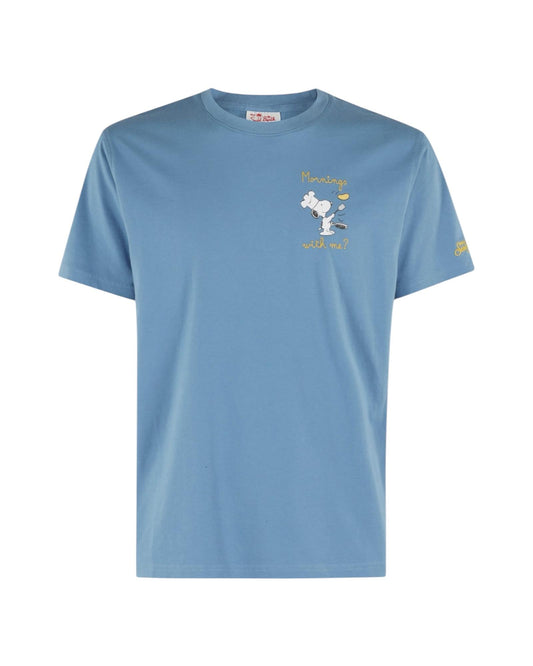 T-shirt uomo in cotone con ricamo St.Barth Snoopy chef TSHM001 02291H MC2 SAINT BARTH 