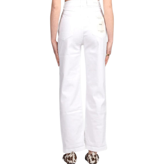 Jeans a palazzo Bianco DD5139 NATURALE VICOLO 