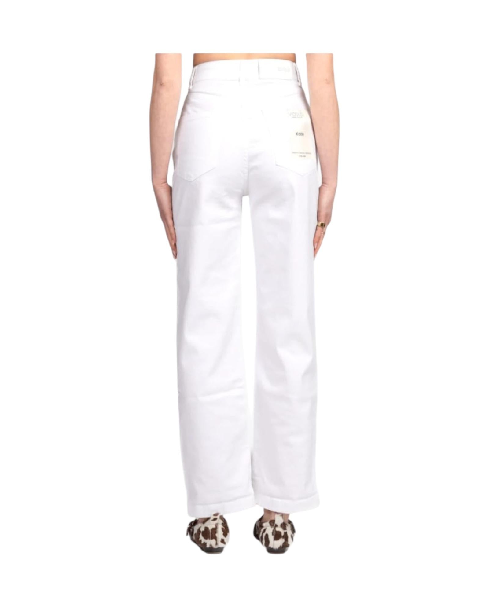 Jeans a palazzo Bianco DD5139 NATURALE VICOLO 