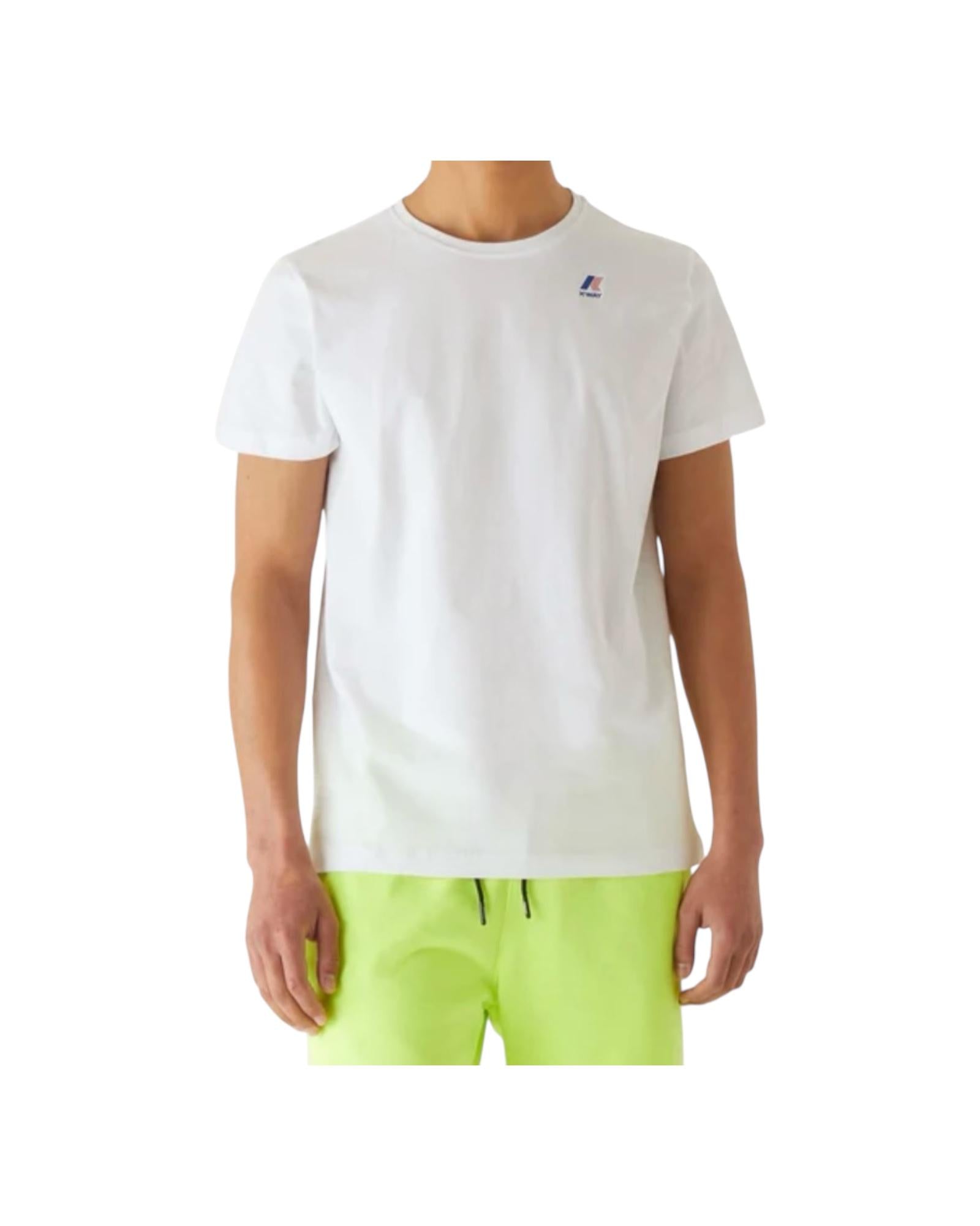 T-shirt Le Vrai Edouard bianca. K007JE0 001 K-way