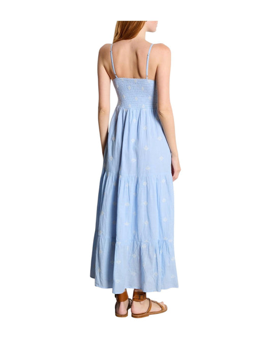 Vestito Midi Etta in cotone ricamato Sky Blues ETTA SKY BLUES MAISON HOTEL 
