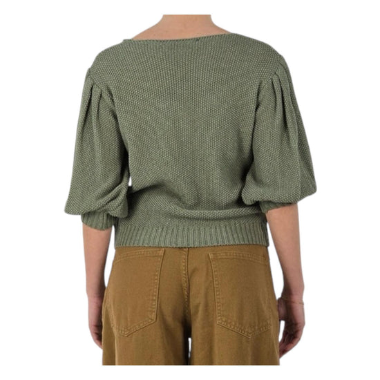 Maglia scollo a V Salvia MEV N016 161 HAVEONE 