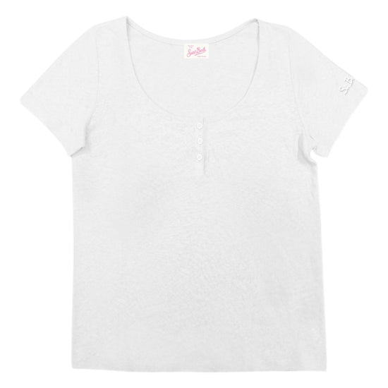 T-Shirt Belen white BLN0001 00136H MC2 SAINT BARTH 