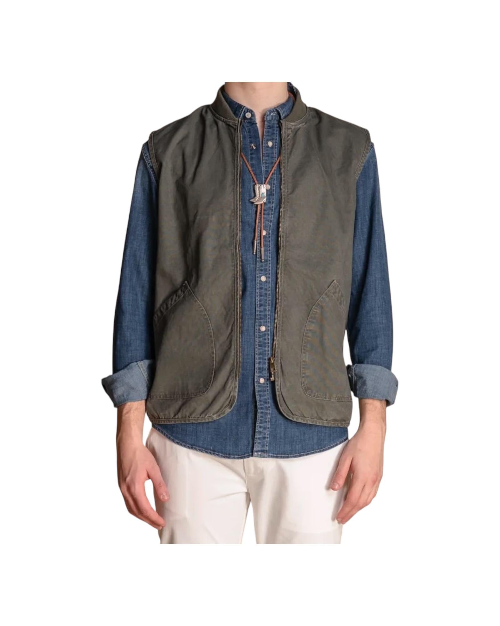 Gilet Terry military green TERRY CRDC03 IMPURE 