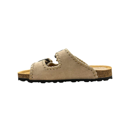 Sandalo Buckle Beat Suede Pietra BUCKLE BEAT SUEDE PIETRA TAJI 