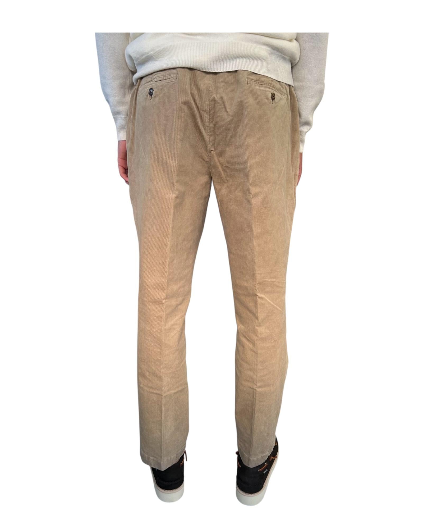 Pantalone in fustagno con coulisse Dusty Sand AU26W32PA PA1546 DUSTY SAND Alley docks 
