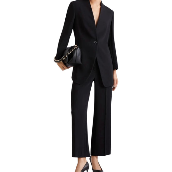 Pantalone in envers satin Nero GRACE 002 MARELLA 