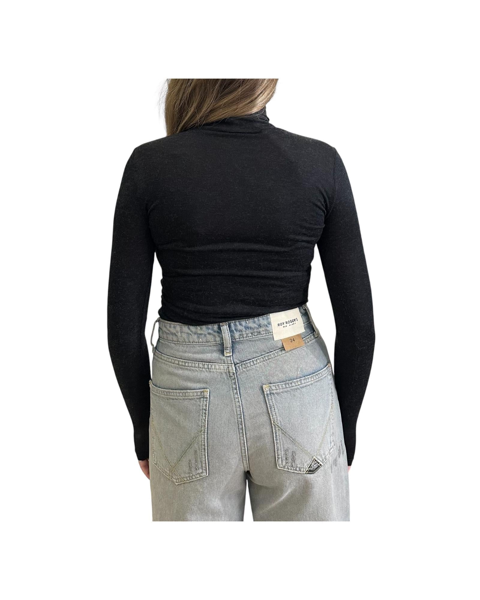 Maglia collo alto e manica lunga Nero ADRIANNA 16 CHS 