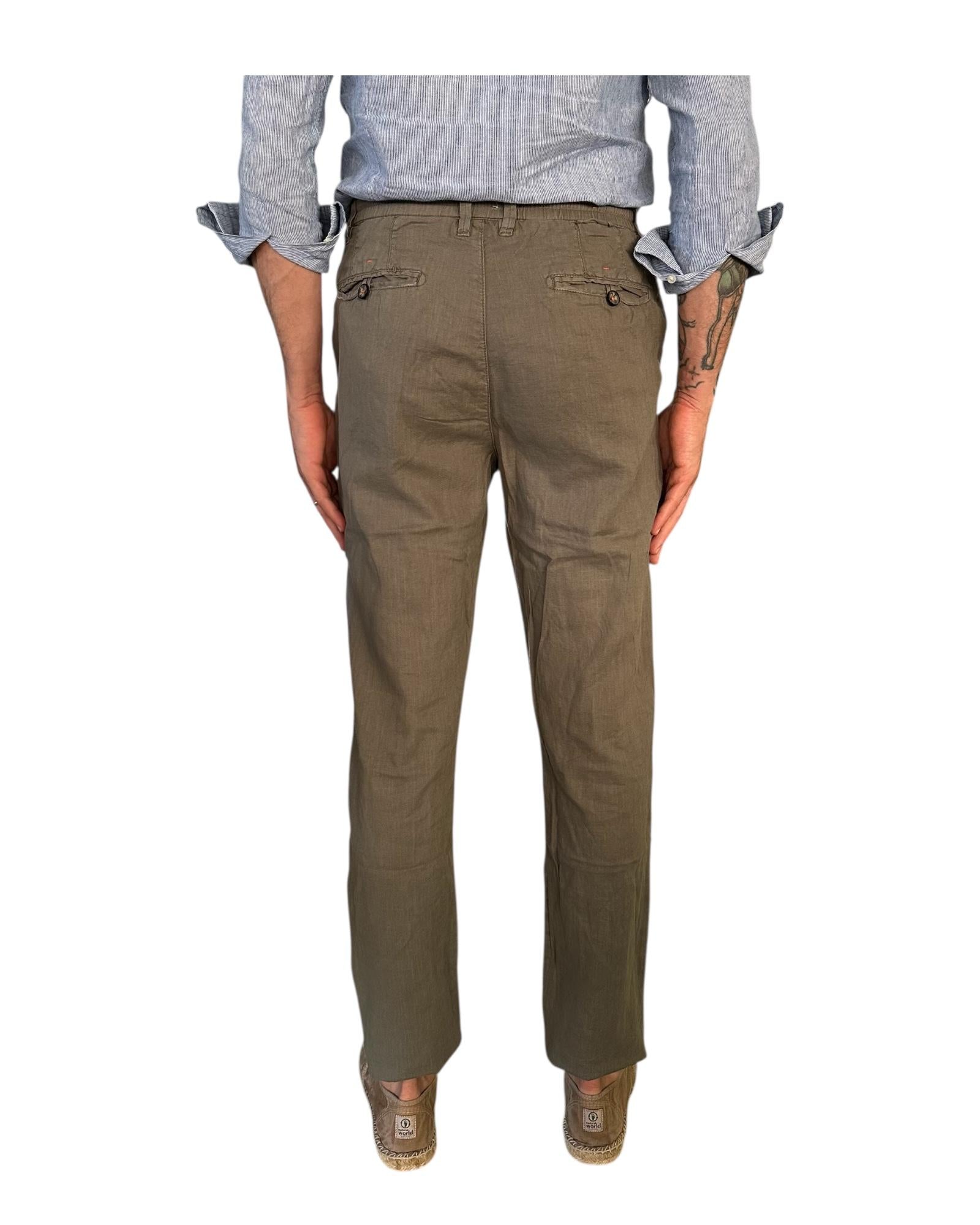 Pantalaccio misto lino Militare GK713 MILITARE RE.VI.VAL