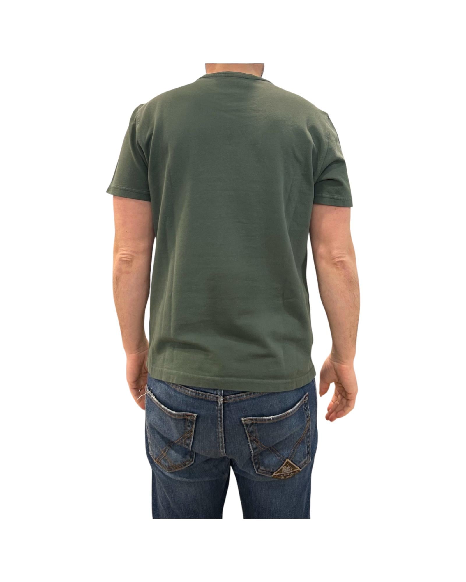 T-shirt Uomo Orchard Piquet Green 1003 GREEN BL'KER 