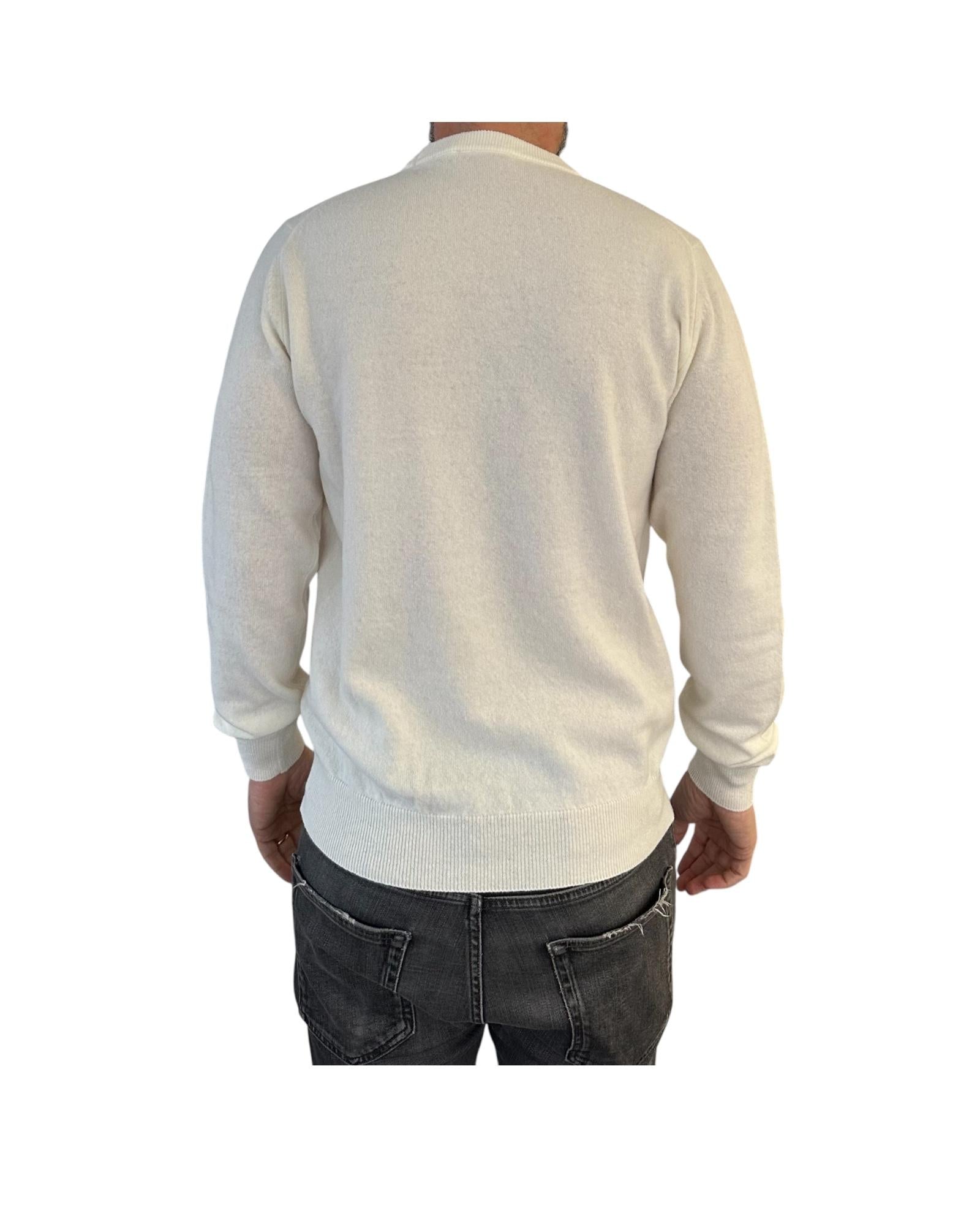 Maglione girocollo Panna 5100 0125 +39MAsq 