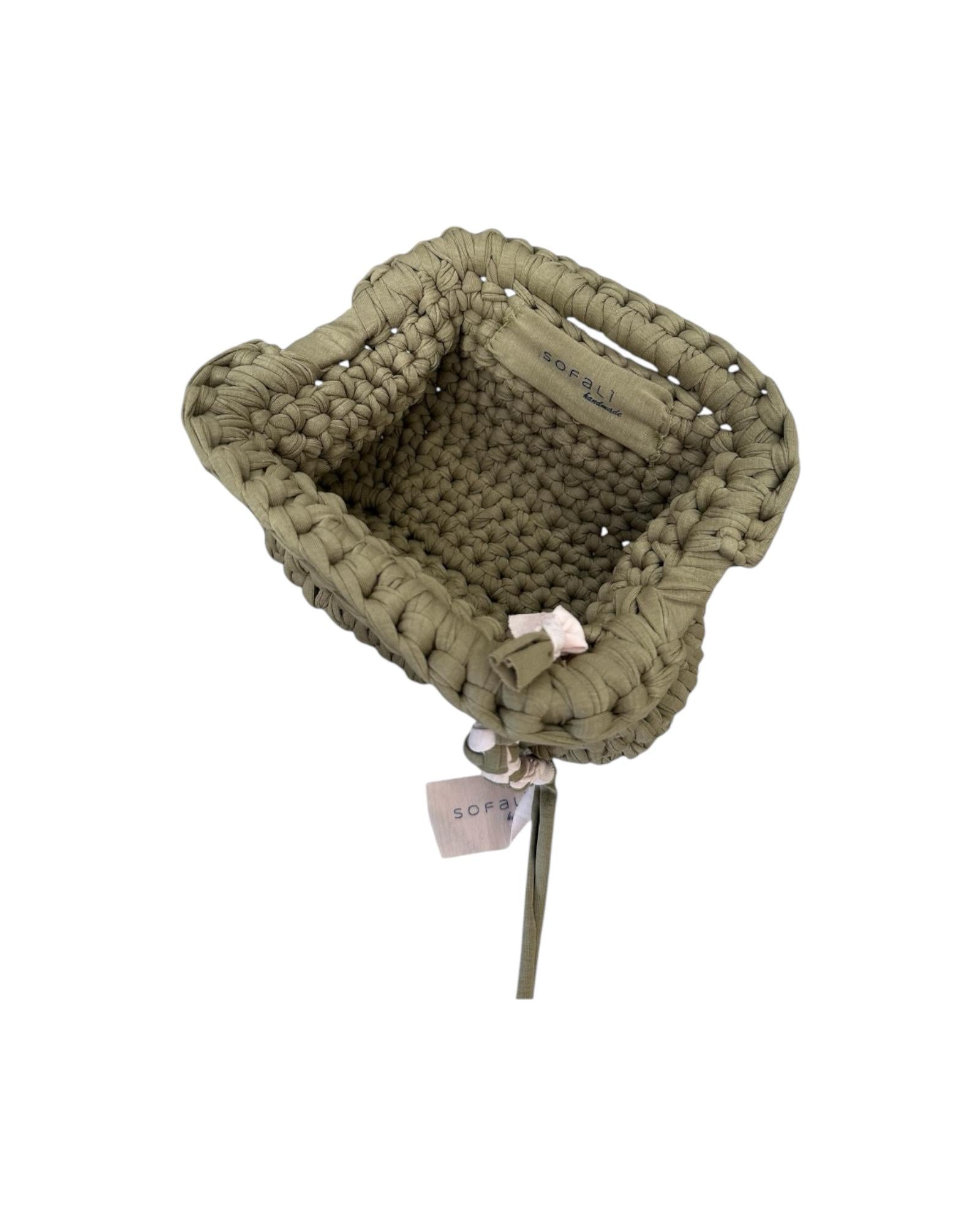 Clutch Bag Sofalina media Verde militare SOFALINA VERDE MILITARE SOFALI' 