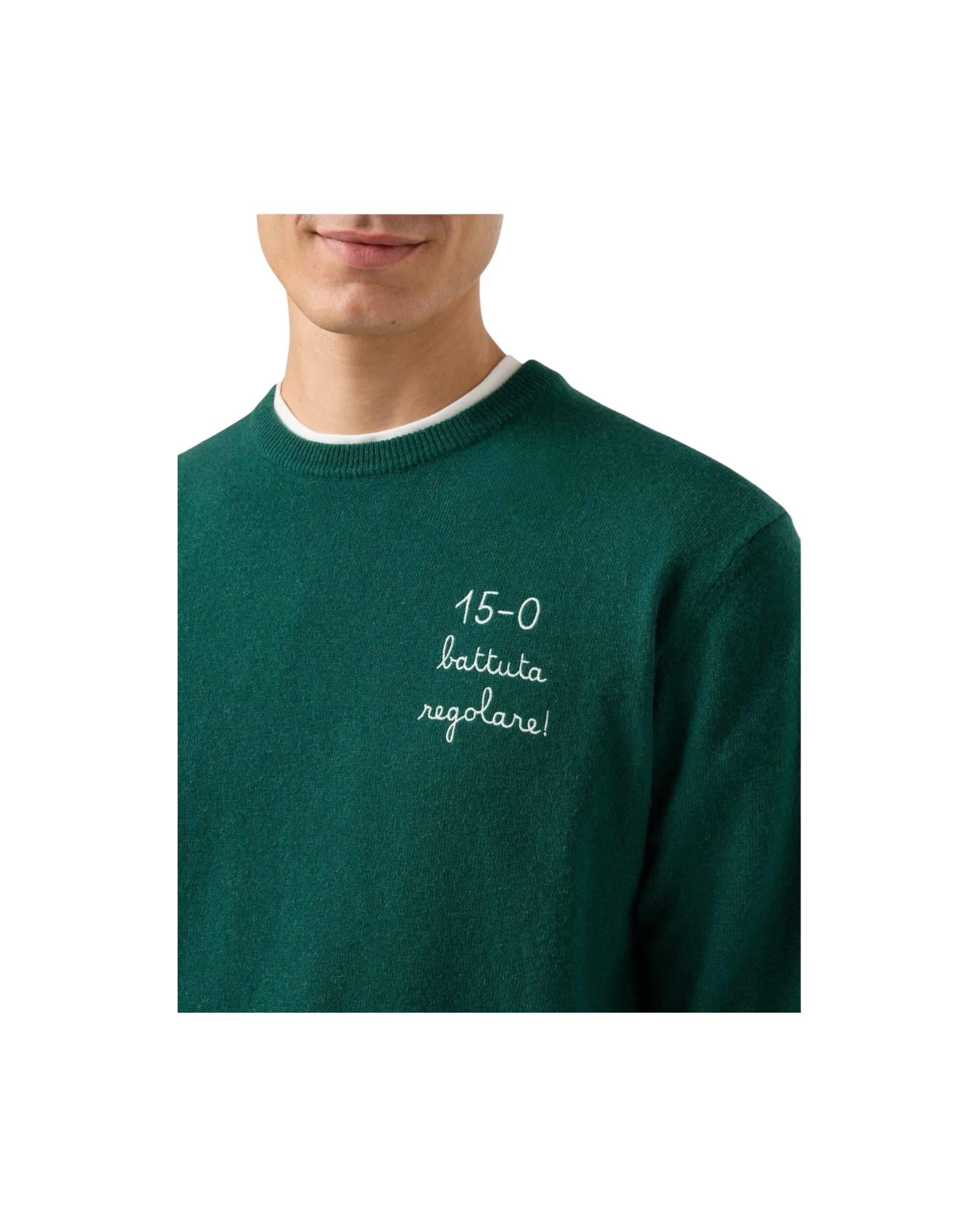 Maglione a girocollo Heron Light con ricamo 15/0 battuta regolare! HER0024 03403I MC2 SAINT BARTH 
