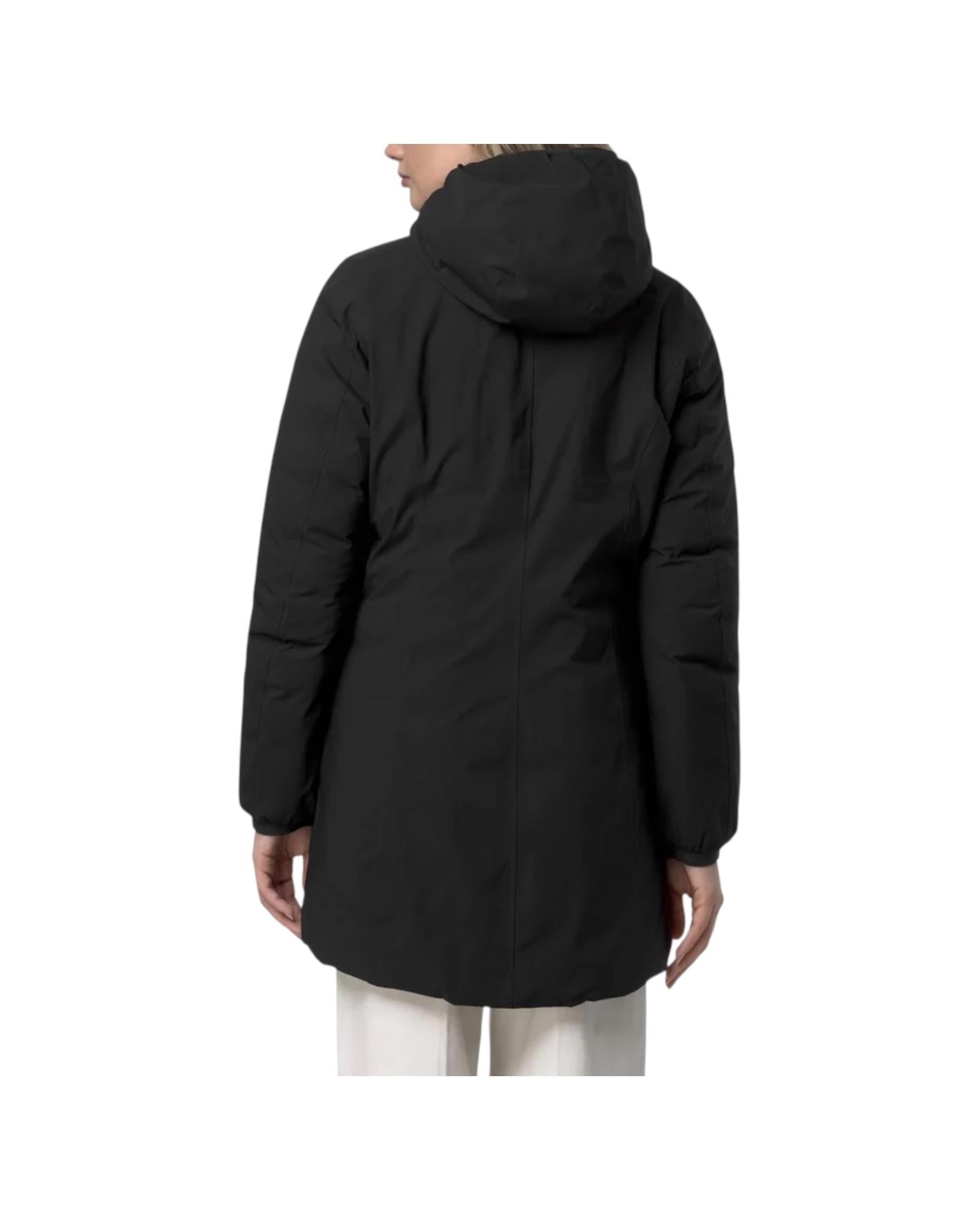 Giacca reversibile da donna Black pure Beige cashmere K8134CW BC9 K-way 