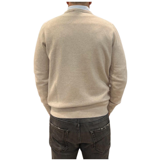 Maglione in cashmere Sabbia 87100 117 CAVALIERI MILANO 