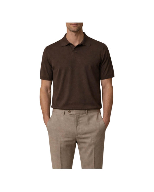 Polo senza bottoni Moro M5425 MORO +39MAsq 