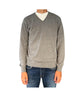 Maglione con scollo a V Grigio chiaro