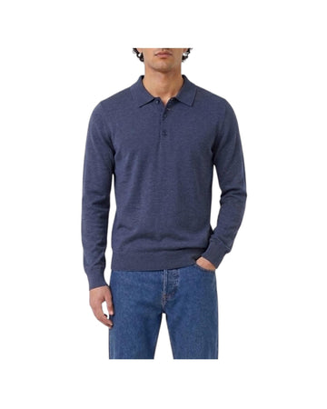 Polo manica lunga Blu denim POLO MANICA LUNGA BLU DENIM RE.VI.VAL 