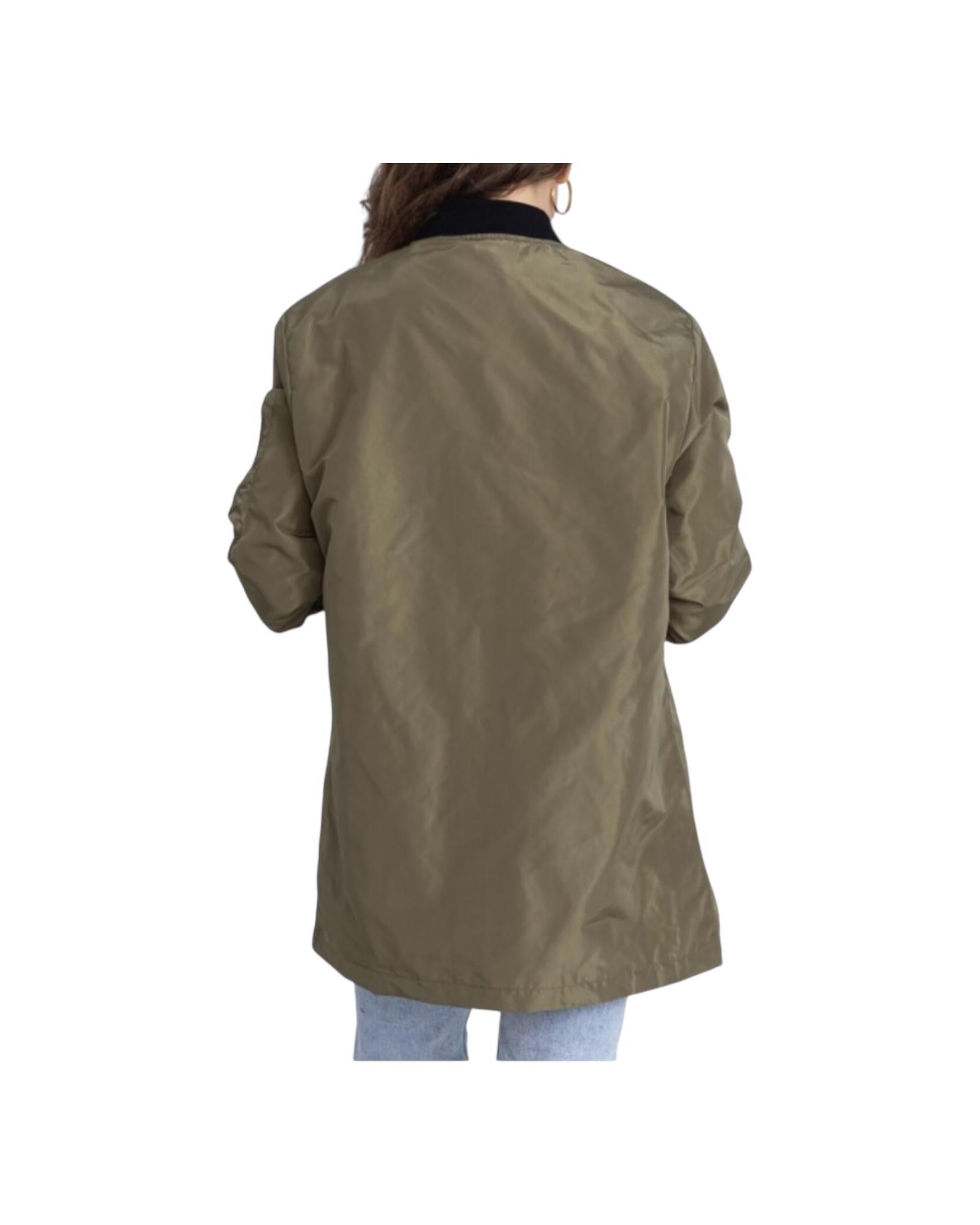 Giubotto Bomber LT Kaki Media lunghezza