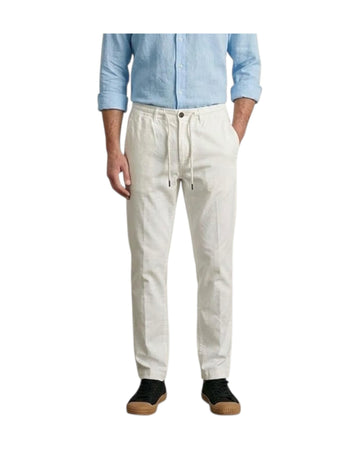 Pantalone Bristol misto lino White 019 BRISTOL MISTO LINO OLD WHITE MODFITTERS 