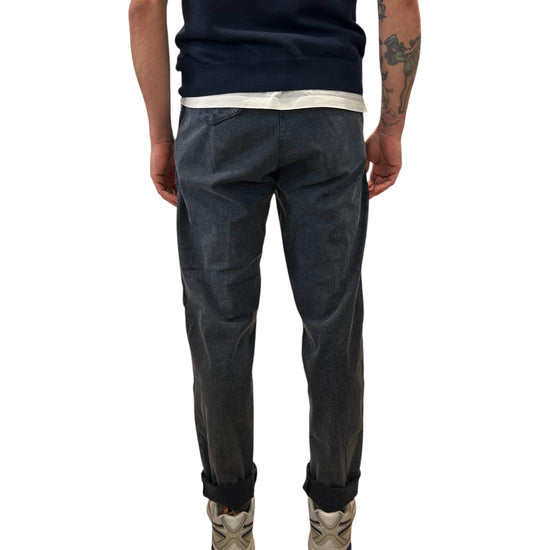 Pantalaccio misto lino Blu lavato 26SU66 11DT 037 WHITESAND 
