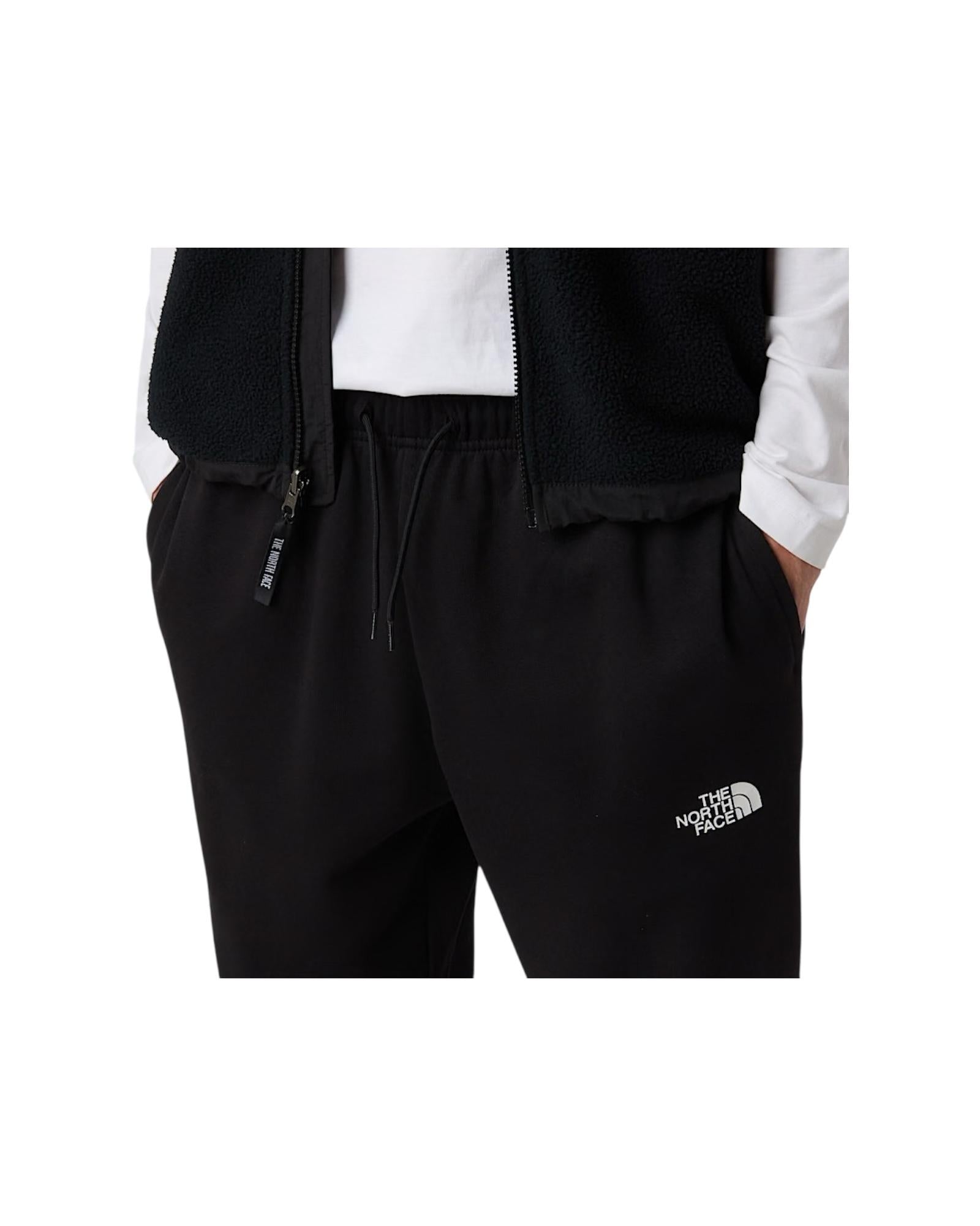 Joggers Simple Dome Regular Uomo Black NF0A8C1W BLACK THE NORTH FACE 