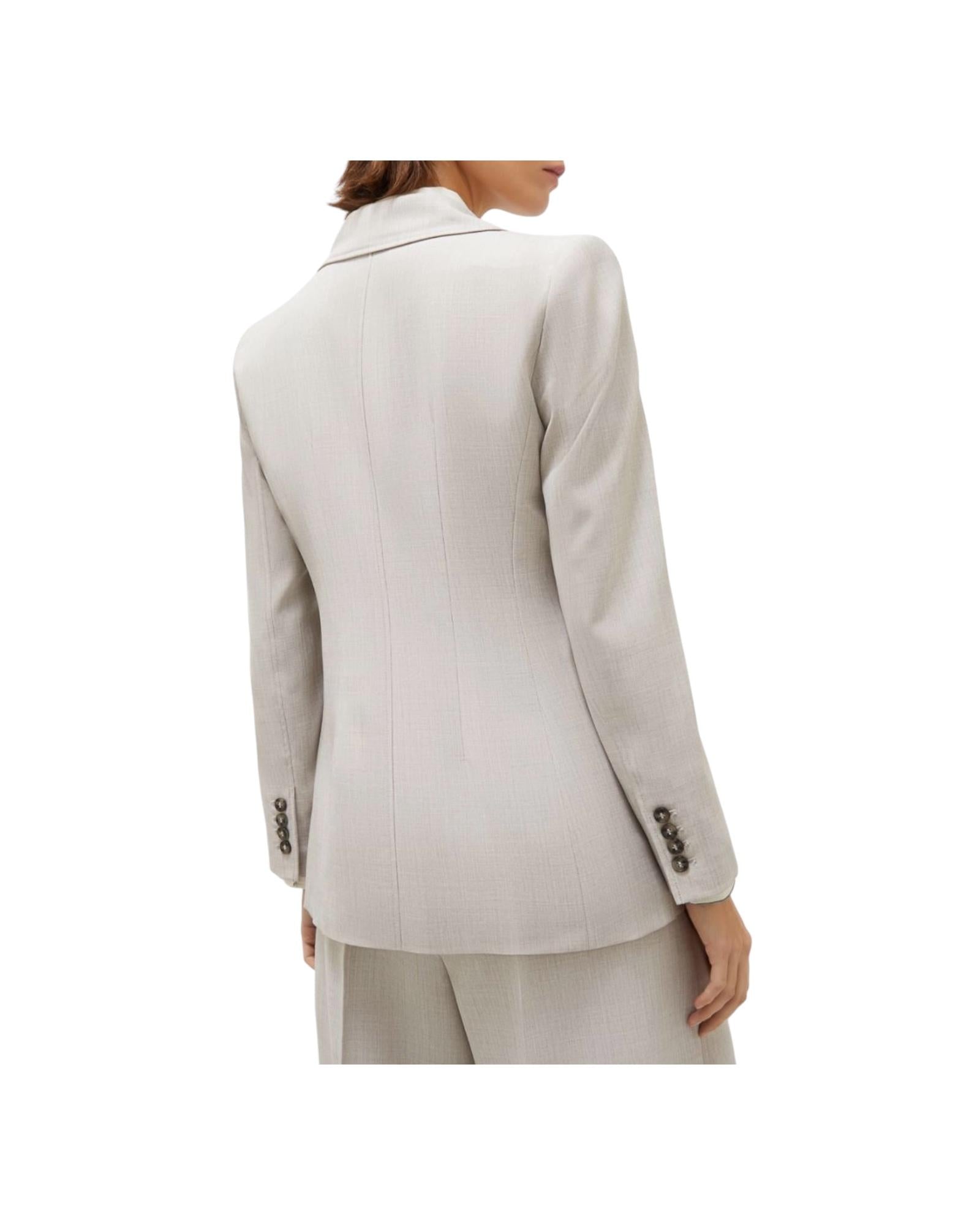 Blazer lungo Mogol sabbia melange MOGOL 003 MARELLA