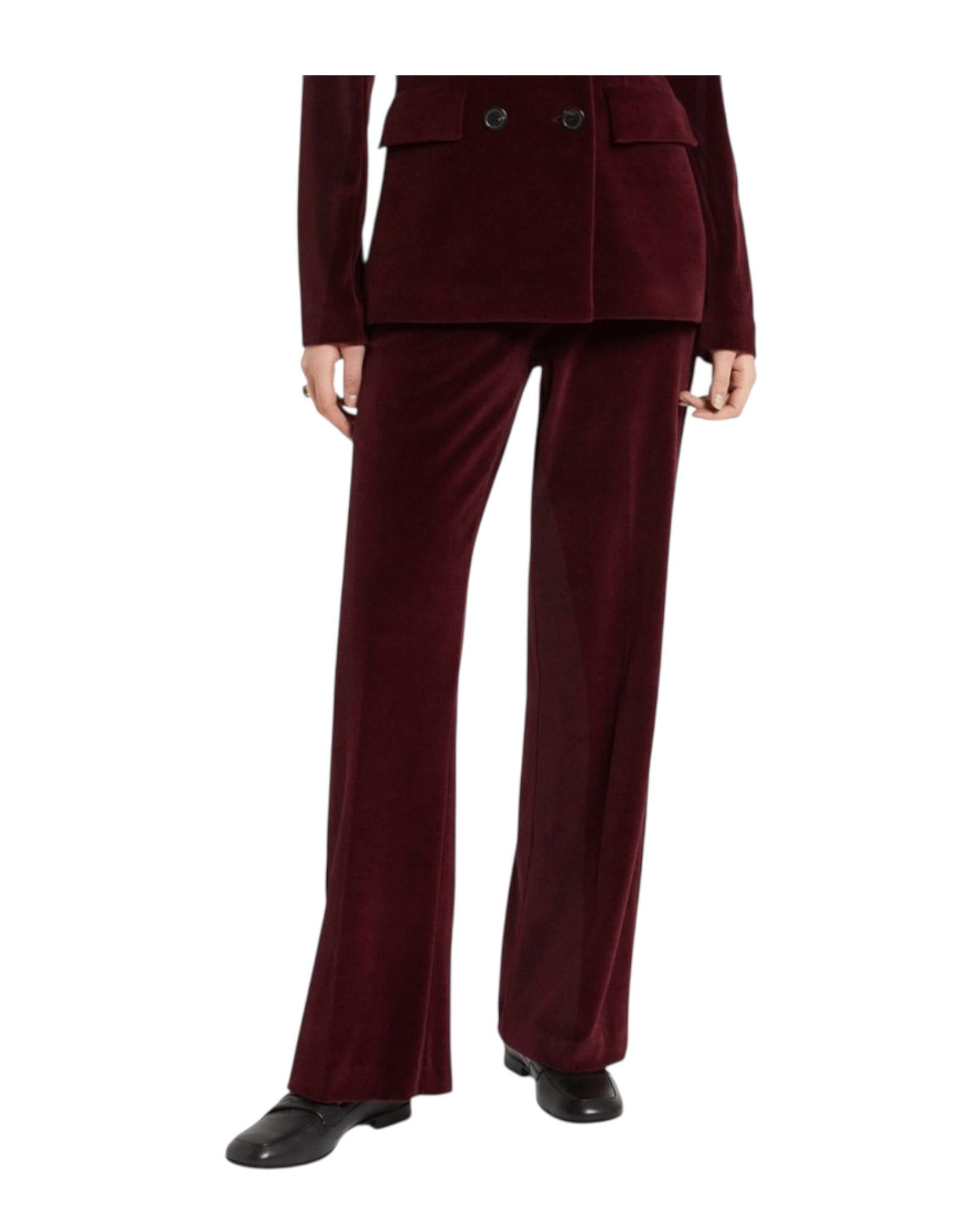 Pantalone Palazzo in velluto Rouge Noir CHX DP9898 ROUGE NOIR OTTOD'AME 