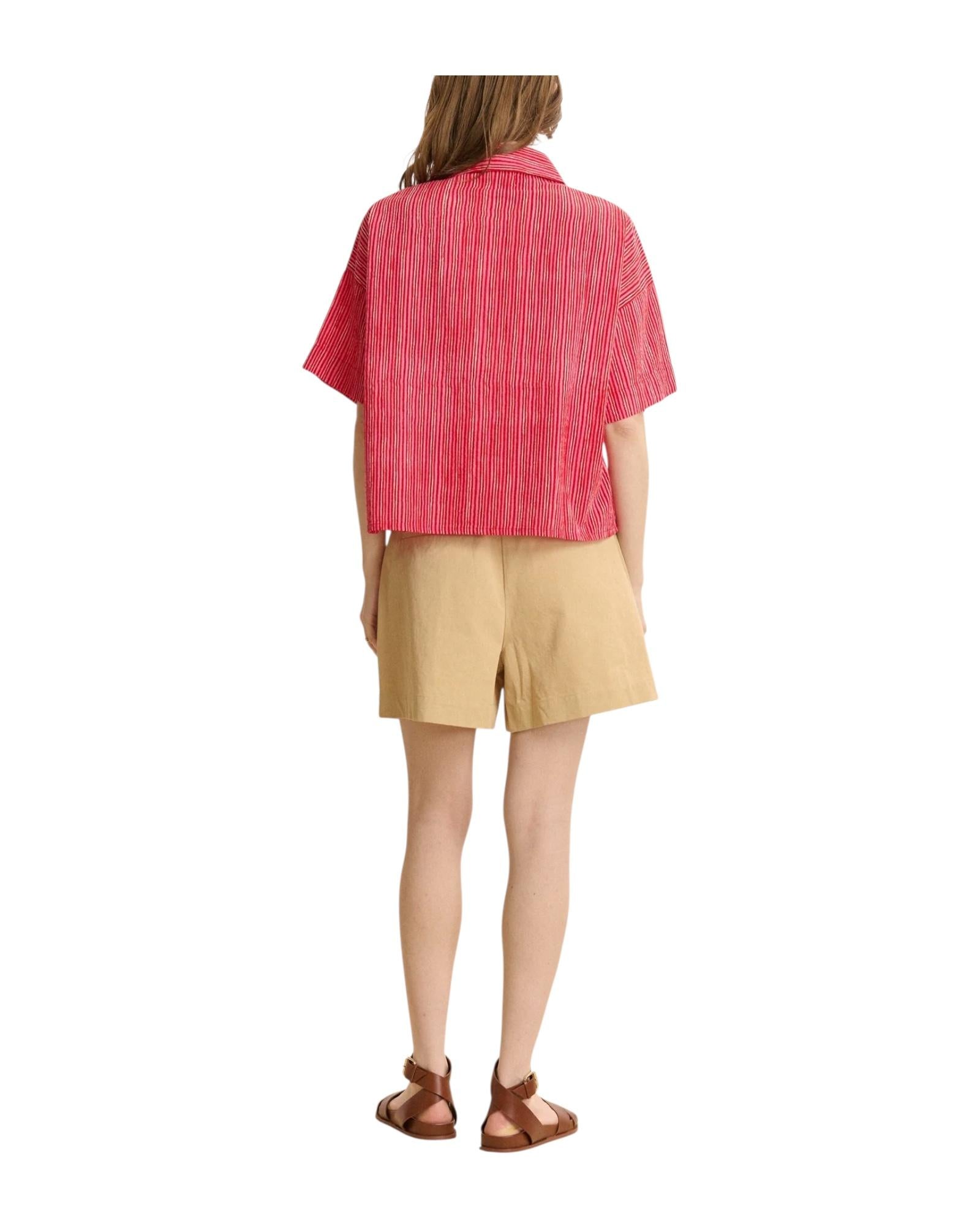 Short Come con pinces Beige 2131 COME BEIGE GARANCE PARIS 