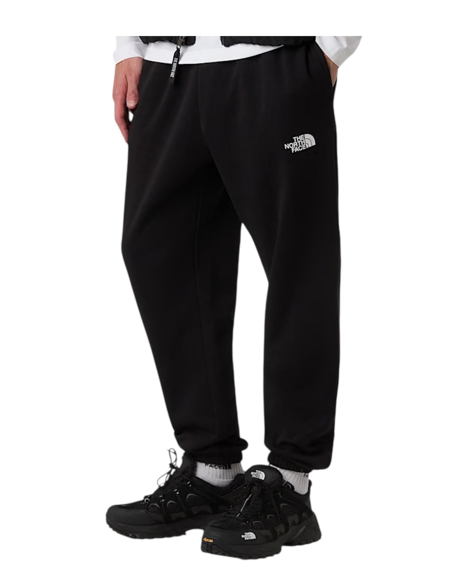 Joggers Simple Dome Regular Uomo Black NF0A8C1W BLACK THE NORTH FACE 